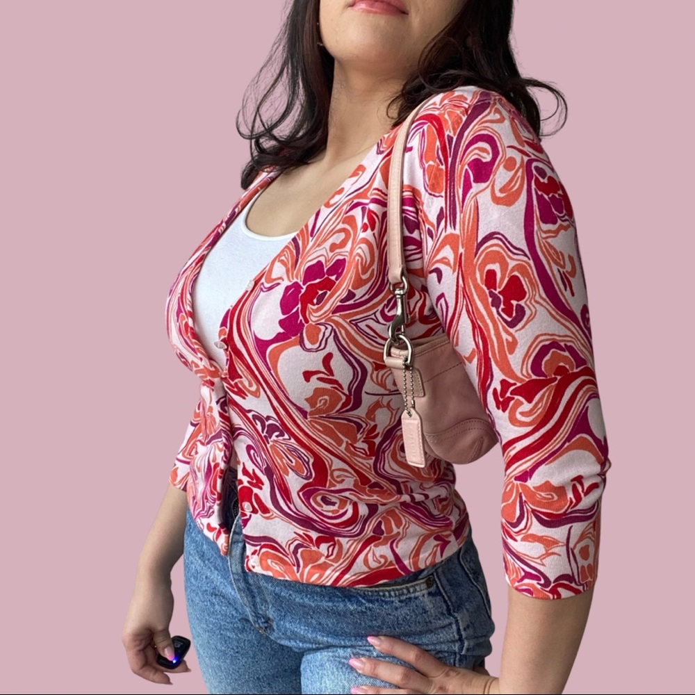 Pink/Orange y2k cardigan